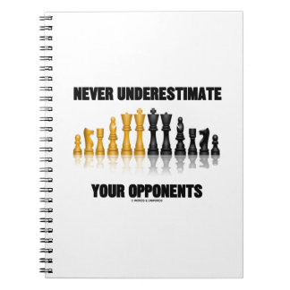 Never Underestimate Your Opponents (Chess Set) Notebook