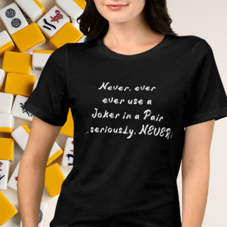 Never use a Joker in a Pair Mahjongg Dark Tri-Blend Shirt