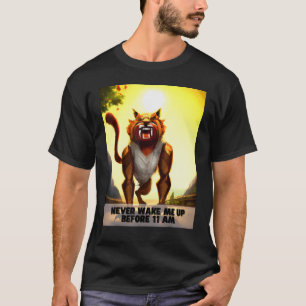 Never wake me up angry smilodon T-Shirt