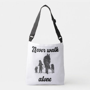 Never Walk Alone – Rustic Animal Lover Crossbody Bag