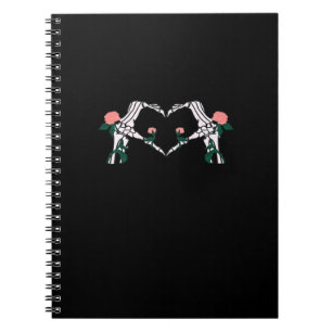 Never Wilts – Skeleton Hands Roses Notebook