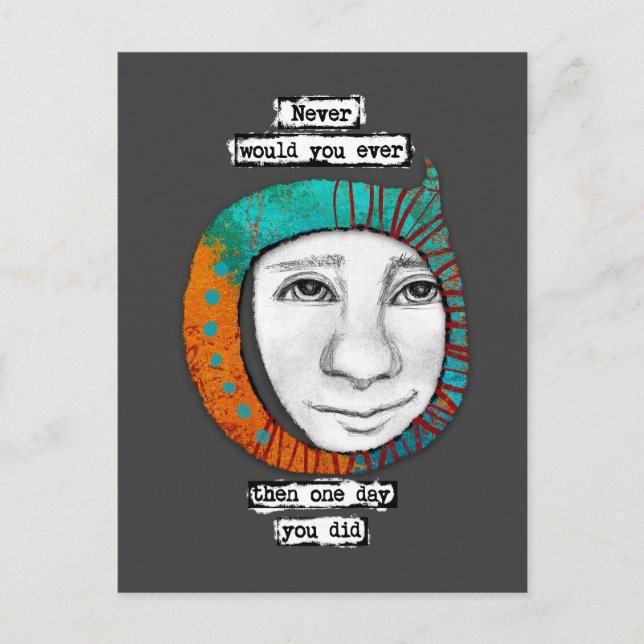 Never Would I Ever Postcard (Front)