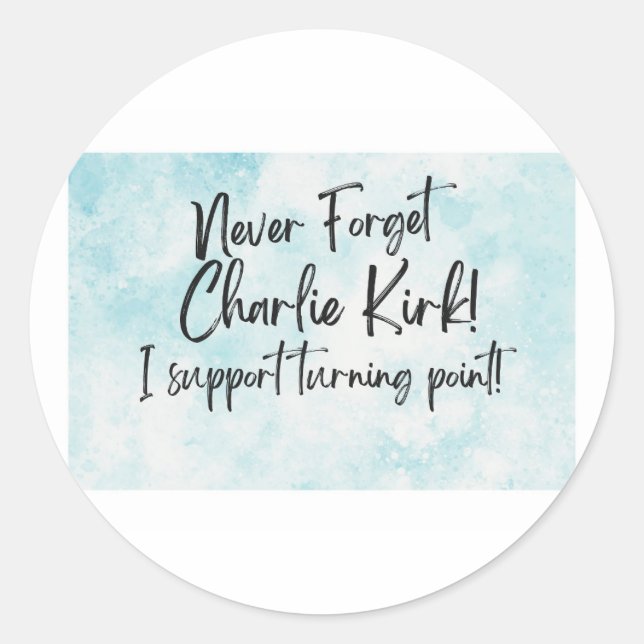 Neverforget! Classic Round Sticker (Front)