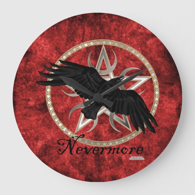 Nevermore 2023 large clock (Front)