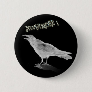 Nevermore 6 Cm Round Badge