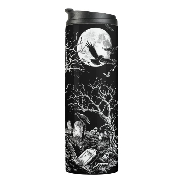 Nevermore Cemetery  Thermal Tumbler (Rotated Right)