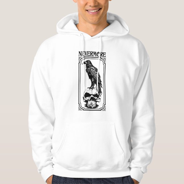 Nevermore | Edgar Allan Poe - The Raven Hoodie (Front)