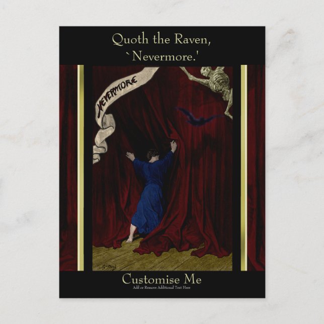 Nevermore... Postcard (Front)