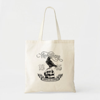 Nevermore Quote The Raven Edgar Allan Poe Tote Bag