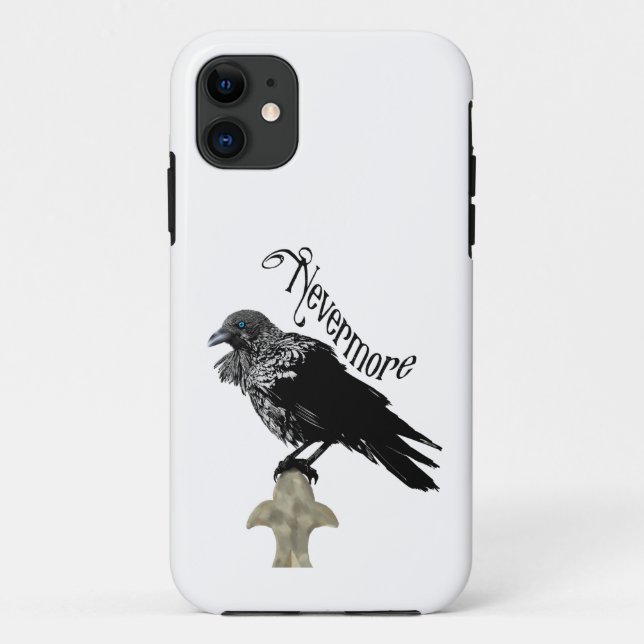 Nevermore Raven Case-Mate iPhone Case (Back)