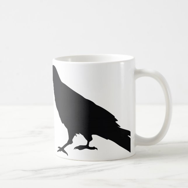 Nevermore Raven Coffee Mug (Right)