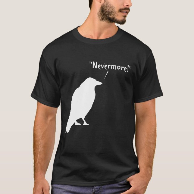 Nevermore Raven - Edgar Allen Poe Shirt (Front)