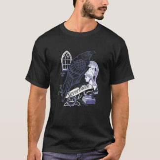 Nevermore Raven Gothic Poetry Book Lover Poe T Shi T-Shirt