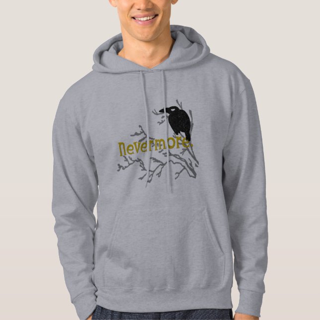 Nevermore Raven Hoodie (Front)