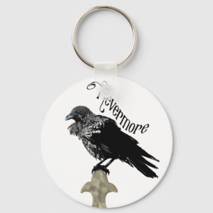 Nevermore Raven Key Ring