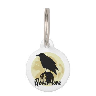 Nevermore Raven Pet Tag