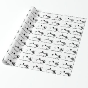 Nevermore Raven Poem Edgar Allan Poe Quote Wrapping Paper