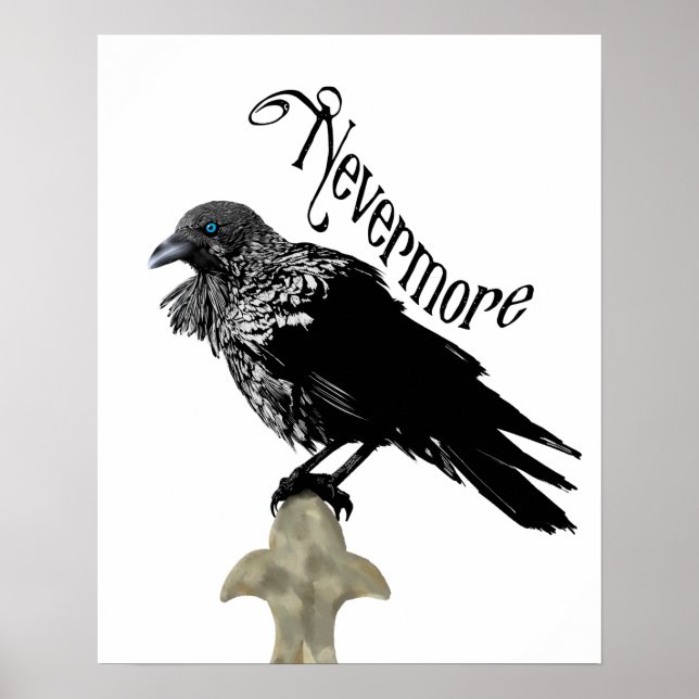 Nevermore Raven Poster (Front)