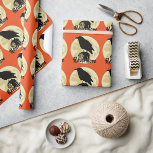 Nevermore Raven Wrapping Paper