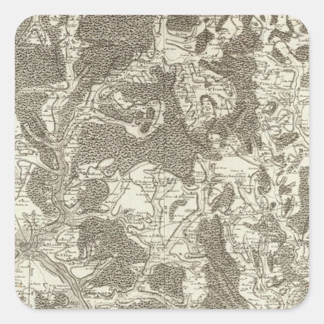 Nevers Square Sticker (Front)