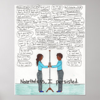Nevertheless, I Persisted 11x14 Poster