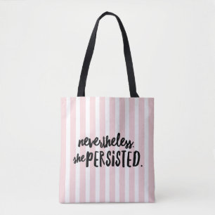 Nevertheless She Persisted All-Over-Print Tote Bag