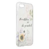 Nevertheless, she persisted Calligraphy Quote Uncommon iPhone Case (Back/Right)