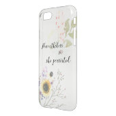 Nevertheless, she persisted Calligraphy Quote Uncommon iPhone Case (Back/Left)