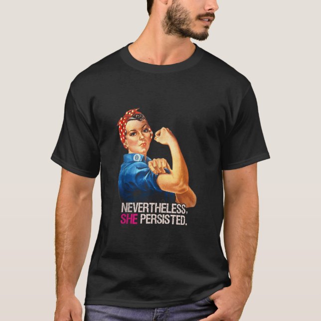 Nevertheless She Persisted Rosie the Riveter Tank  (Front)