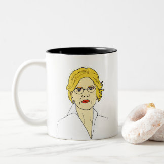 Nevertheless, she persisted. Two-Tone coffee mug