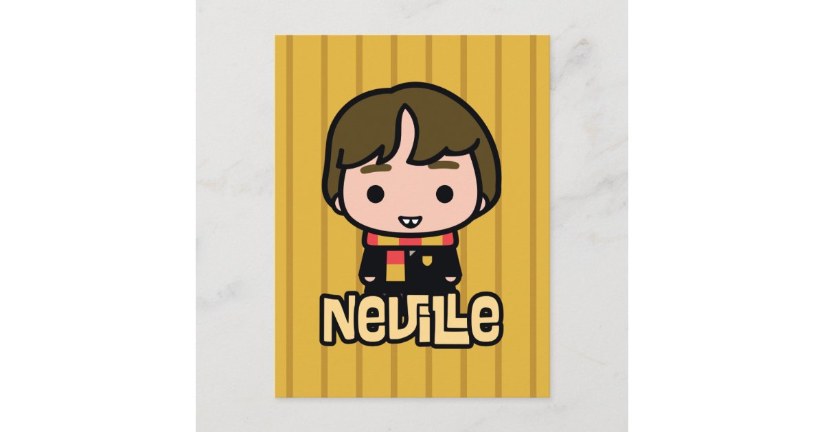 Neville Longbottom Cartoon Character Art Postcard Zazzle Co Uk