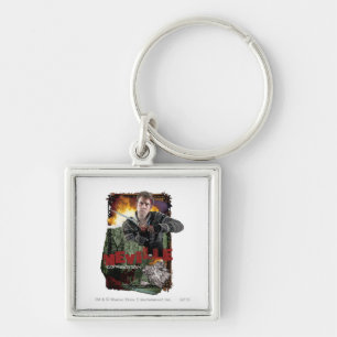Neville Longbottom Collage 2 Key Ring