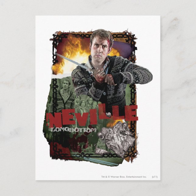 Neville Longbottom Collage 2 Postcard (Front)