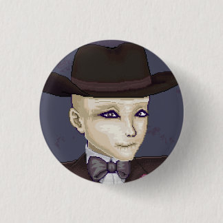 Nevire - small pin-back 3 cm round badge