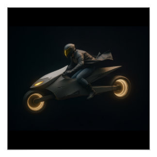 Nevoy Ryder Blaze Motorbike Poster