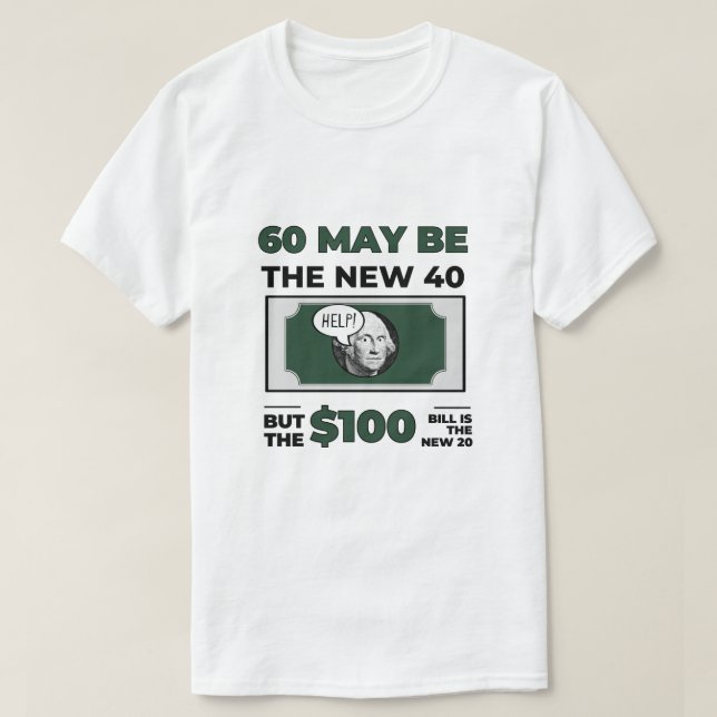 New $100 Dollar Bill T-Shirt (Design Front)