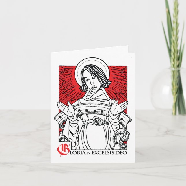 NEW! 2011 Christmas Card: Glory to God Holiday Card (Front)