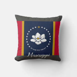 New 2020 Mississippi Flag Cushion