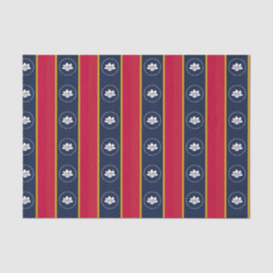 New 2020 Mississippi Flag Stripes Tissue Paper