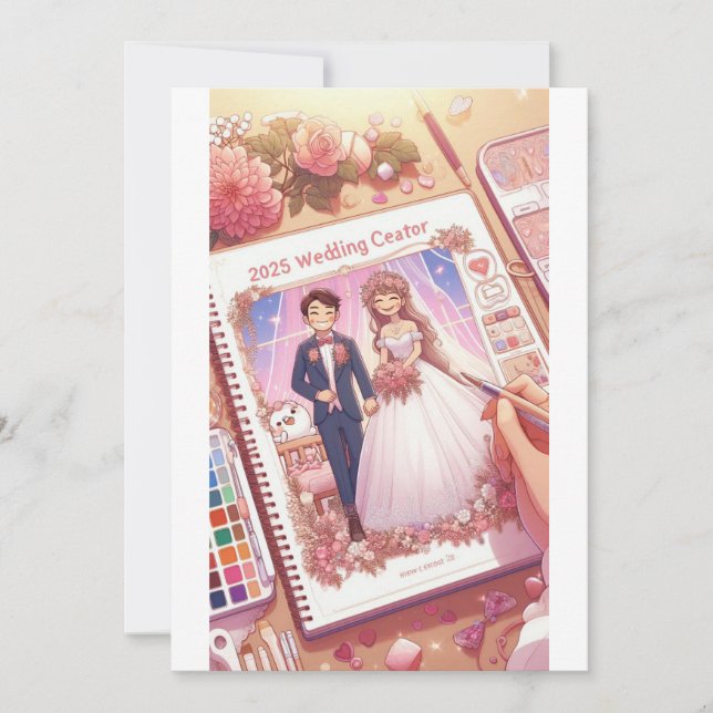 New 2025 Wedding Creator Guide" Holiday Card (Front)