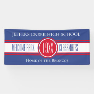 NEW! 6 Foot Class Reunion Welcome Banner