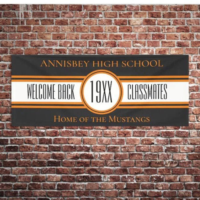 NEW! 6 Foot Class Reunion Welcome Banner (Creator Uploaded)