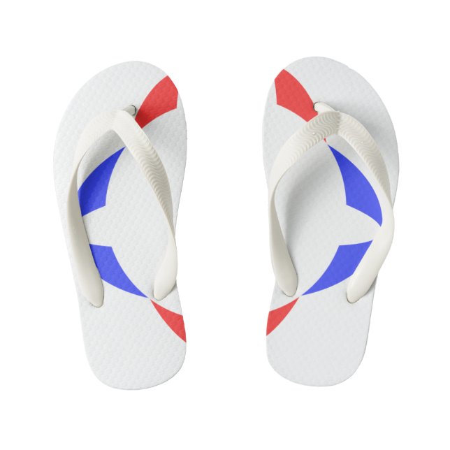 New a graphic design  kid's flip flops (Footbed)