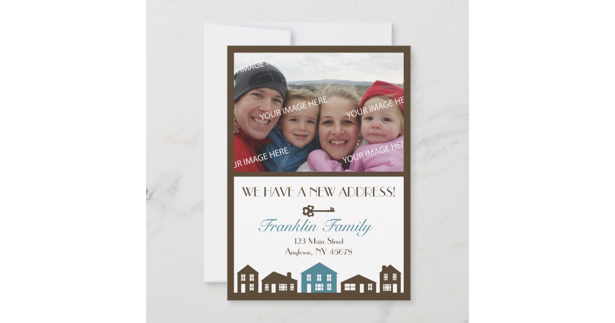 New Address Announcement Card | Zazzle