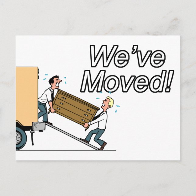 New Address Announcement Postcard (Front)