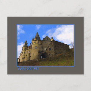 New address announcement postcard