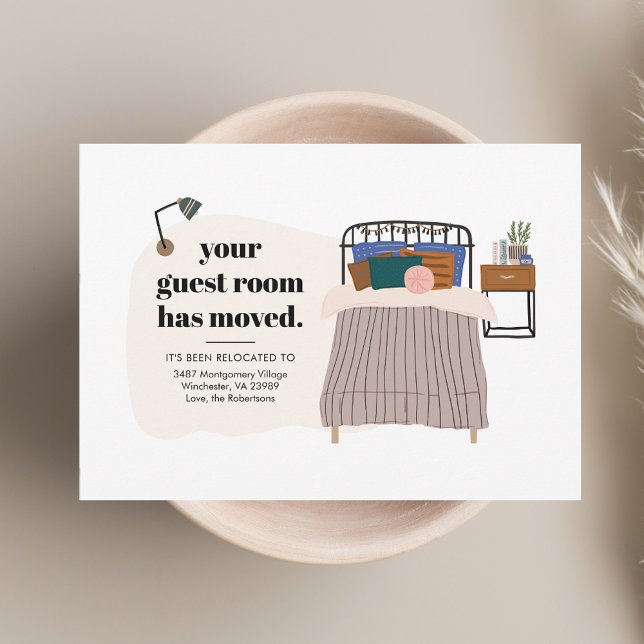  New Address Boho Guest Bedroom Decor Moving Announcement (New Address Boho Guest Bedroom Decor Moving Announcement)