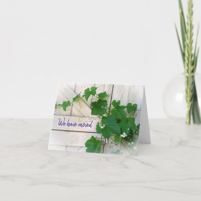 New address card (Front)