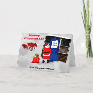 New Address Christmas Card