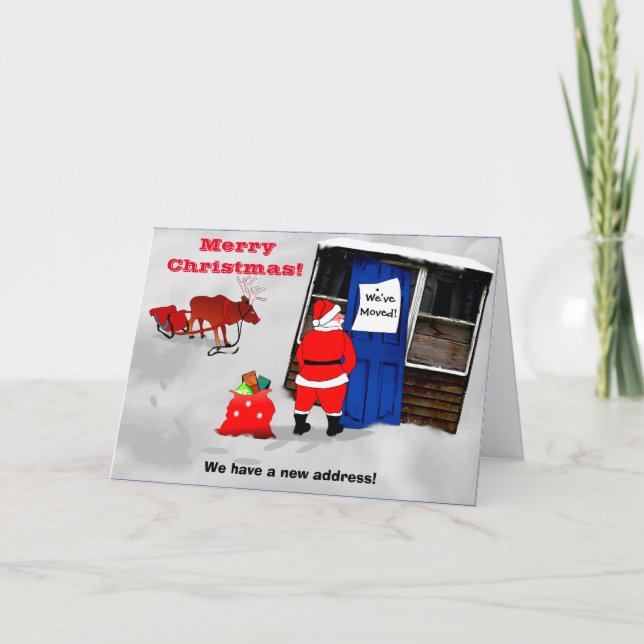 New Address Christmas Card (Front)